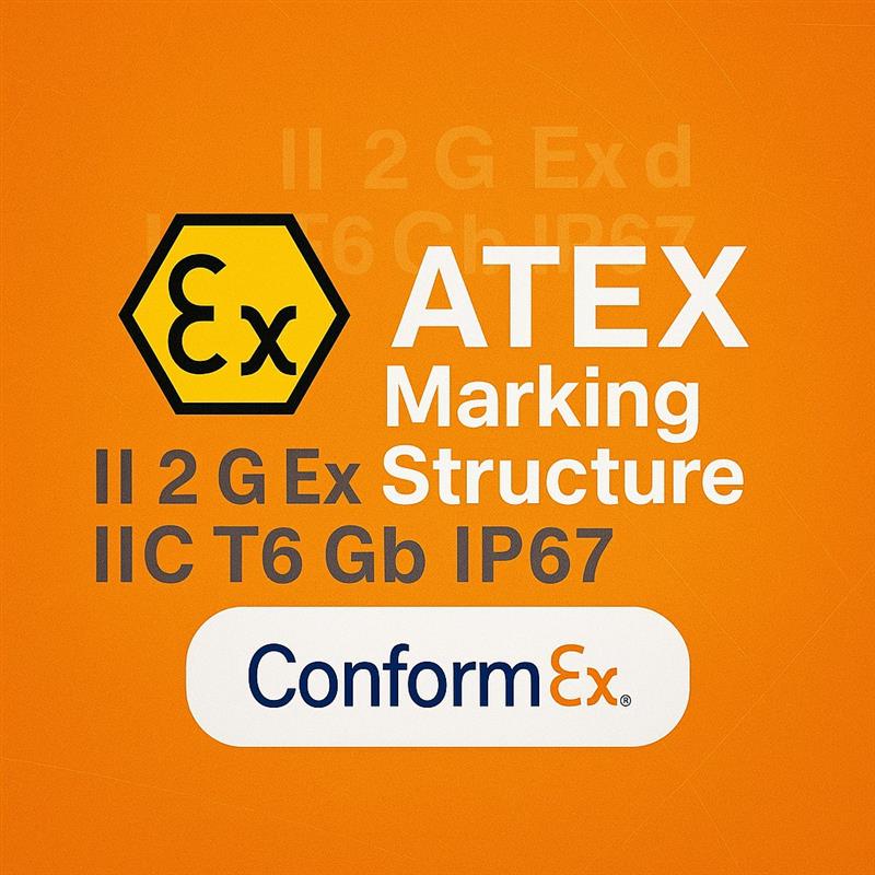 ATEX marking structure